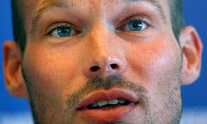 Footballer and model Fredrik Ljungberg of Sweden